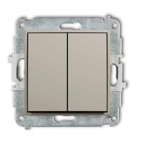KARLIK MINI Łącznik podwójny krzyżowy (dwa klawisze bez piktogramu) taupe 60MWP-66.1 - przechwytywanie[259].png
